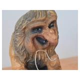 Vintage 8" Troll theme Hand carved Wood Figurine (Norway)