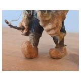Vintage 8" Troll theme Hand carved Wood Figurine (Norway)
