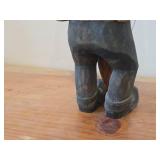 Vintage 8" Character theme Hand carved Wood Figurine / Folk Art style
