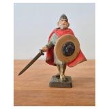 Vintage 6" Viking Warrior theme Hand carved Wood Figurine by Henning Engelsen (Norway)