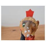 Vintage 7 1/4" Norwegian Troll theme Hand carved Wood Figurine (Signed) by Henning (Norway)