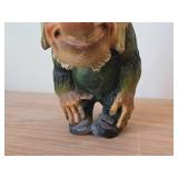 Vintage 6" Troll King theme Hand carved Wood Figurine by Henning Engelsen (Norway)
