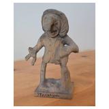 Vintage 7" Norwegian Troll - Trollstigen (Famous Norway Mountain Road) theme Hand carved Wood Figurine