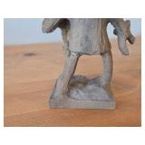 Vintage 7" Norwegian Troll - Trollstigen (Famous Norway Mountain Road) theme Hand carved Wood Figurine