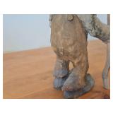 Vintage 9" Troll theme Hand carved Wood Figurine (Signed) by Asbjorn Raanaa / Norwegian Folk Art style