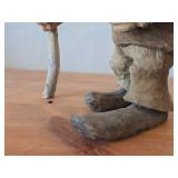 Vintage 14 1/2" Troll theme Hand carved Wood Figurine (Signed) by Asbjorn Raanaa / Authentic Norwegian Folk Art style
