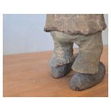 Vintage 14 1/2" Troll theme Hand carved Wood Figurine (Signed) by Asbjorn Raanaa / Authentic Norwegian Folk Art style