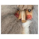 12" Troll of Norway theme Handmade with Real Fur Figurine