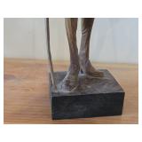 Vintage 14" Don Quixote theme Hand carved Wood Figurine by Ouro Artesania (Spain)