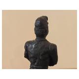 8 1/4" Coal Miner theme Hand carved Hand painted Wood Collectible Figurine