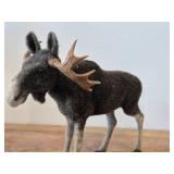 Handcrafted Needle-felted Moose Sculpture