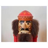Vintage 12" Nutcracker The King theme Wooden Figurine by Peterson Design (West Germany)
