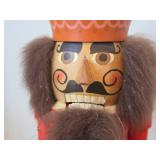 Vintage 12" Nutcracker The King theme Wooden Figurine by Peterson Design (West Germany)