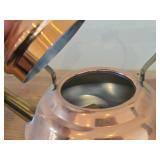 Solid Copper Tea Pot by Copper Craft Guild from Taunton Mass.