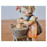 Vintage 5" Goebel Hummel Doll Bath Figurine #319 Hand painted in Germany
