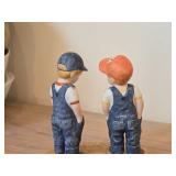 Vintage Country Store Limited Edition Porcelain You Been Farming Long? Figurine