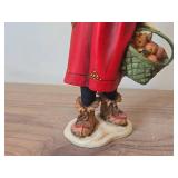 10 1/2" Genuine Norwegian Design Figurine Apple Girl by Carl Larson for Candy Design (Norway)