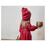 10 1/2" Genuine Norwegian Design Figurine Apple Girl by Carl Larson for Candy Design (Norway)