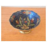 Chinese Cloisonne Enameled Bowl 3" x 6 1/4"