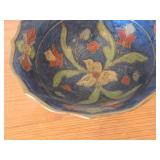 Chinese Cloisonne Enameled Bowl 3" x 6 1/4"