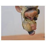 Vintage 4" Hanging Troll theme Hand carved Wood Figurine by Henning (Norway)