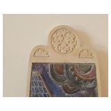 Handmade Hand carved Wood Wall Plaque (Scandinavia)