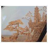 Chinese Cork Diorama / Sculpture