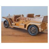 Lot of (2) Handcrafted Wooden Vintage Model Cars - 1930
