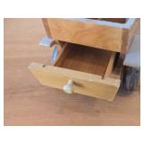 Lot of (2) Handcrafted Wooden Vintage Model Cars - 1930