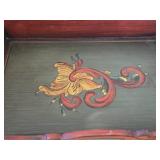 Wooden Serving Tray by Bebe® (Norway) / Norwegian Rosemaling style / 16" x 12" x 2 1/2"