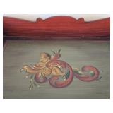 Wooden Serving Tray by Bebe® (Norway) / Norwegian Rosemaling style / 16" x 12" x 2 1/2"