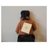 10" Handcrafted Authentic Collectible Doll #9 Karin Pedersen by Doll Maker Marcia Almquist (orig tag for authenticity)