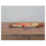 Norge Scroll Map by Stephen White 1992 Map of Norway 24"x9"