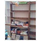 Wooden Tiered Bookcase with Open Back 6-shelf 36" wide x 12 1/2" deep x 78" tall