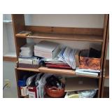 Wooden Tiered Bookcase with Open Back 6-shelf 36" wide x 12 1/2" deep x 78" tall