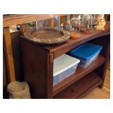 Wooden Bookcase 2-shelf (Vietnam) 34" wide x 12" deep x 30" tall