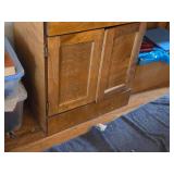 Wood Cabinet 2-door/1-drawer/2-shelf 24" wide x 17" deep x 30" tall