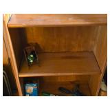 Wood Bookshelf 3-shelf 22" wide x 9" deep x 36 1/2" tall