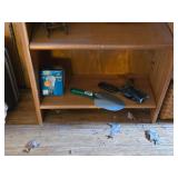 Wood Bookshelf 3-shelf 22" wide x 9" deep x 36 1/2" tall