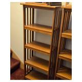 Solid Wood Bookcase 4-shelf / Mission style / 23" wide x 14" deep x 60" tall