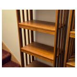 Solid Wood Bookcase 4-shelf / Mission style / 23" wide x 14" deep x 60" tall