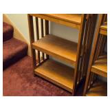 Solid Wood Bookcase 4-shelf / Mission style / 23" wide x 14" deep x 60" tall