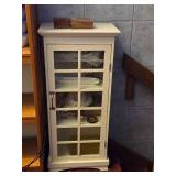 Cabinet with Glass-Paned Door 4-shelf 16" wide x 10" deep x 36" tall