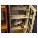 Cabinet with Glass-Paned Door 4-shelf 16" wide x 10" deep x 36" tall