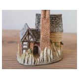 Lilliput Lane Clare Cottage Resin Figurine (UK) + The Bake House Figurine from David Winker Cottages Collection (Great Britain) + Lilliput Lane The Ugly House (Great Britain), The Bull Long Mumford Fi