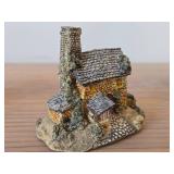 Lilliput Lane Clare Cottage Resin Figurine (UK) + The Bake House Figurine from David Winker Cottages Collection (Great Britain) + Lilliput Lane The Ugly House (Great Britain), The Bull Long Mumford Fi