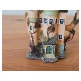 5 1/2" Fairytale Village Resin Tea Pot Castle Miniature Figurine (China)