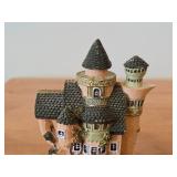 5 1/2" Fairytale Village Resin Tea Pot Castle Miniature Figurine (China)