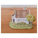 Lot of (2) Lillesand Design Porcelain Cottages Handcrafted by Retter in Norway 1992