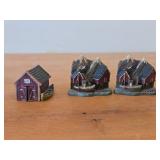 Nord Souvenir - Resin Boathouse + (2) Resin Magnets (Made in Norway)